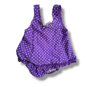 Samantha Says baby girls purple polka-dot 2 piece Swimsuit - 24 months